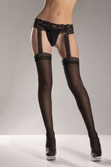 Back Seam Garter Belt Stocking