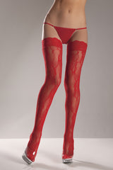 Fancy Lace Nylon Thigh Highs
