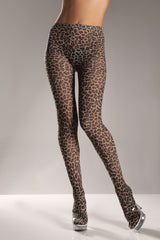 Nylon Leopard Tights..