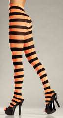 Wide Stripes Opaque Tights