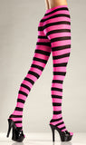 Wide Stripes Opaque Tights