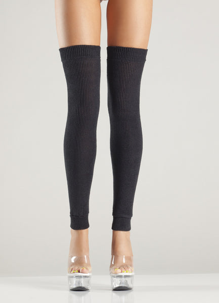 Acrylic thigh high leg warmer